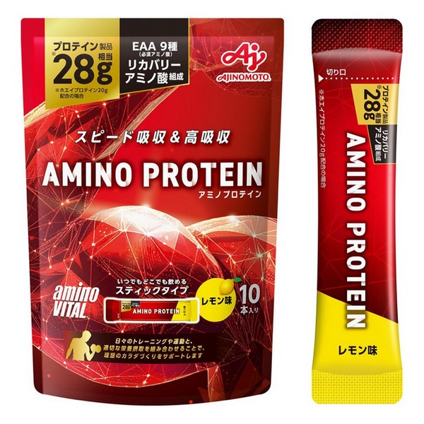 味の素(株) アミノバイタル アミノプロテイン レモン味 4.5g×10本入