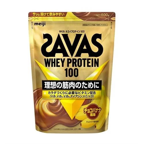 明治　ザバス　ホエイプロテイン　チョコバナナ　600g