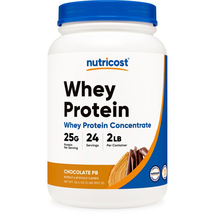 【Nutricost公式】 ホエイプロテインコンセントレート チョコレートピーナッツバター味 907g (2LB) - ニュートリコスト WPC Whey Protein concentrate chocolate peanut butter プロテインパウダー 運動サポート