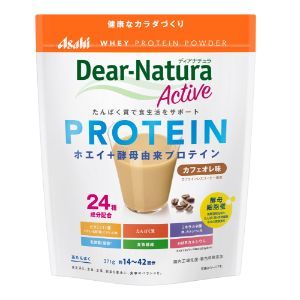 「アサヒグループ食品」　ディアナチュラアクティブ　ホエイプロテイン　カフェオレ味　371g