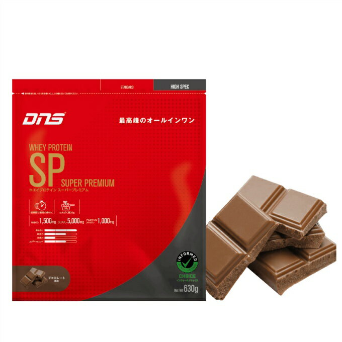 【全品対象10％OFFクーポン！9/4 20:00~9/11 1:59】ディーエヌエス(DNS) プロテイン ホエイプロテインSP チョコレート風味 630g D23001430101