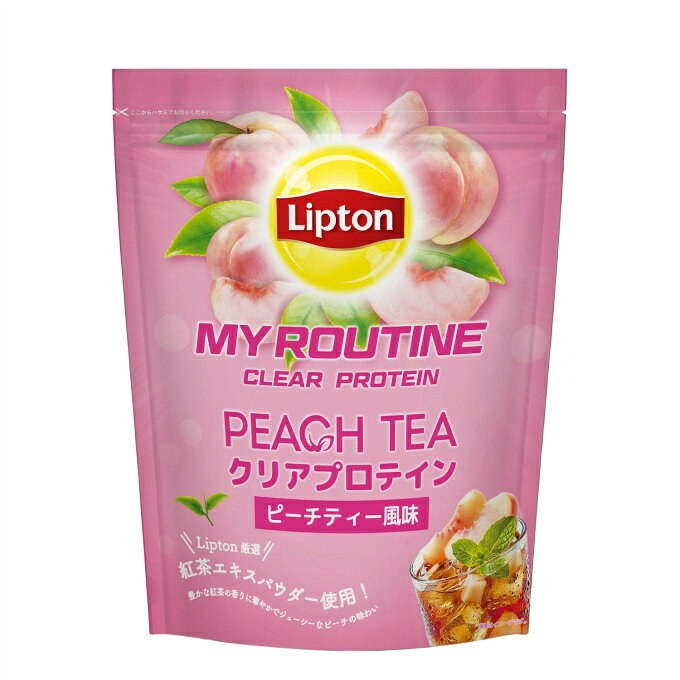 マイルーティーン(MY ROUTINE) プロテイン リプトン ピーチティー風味 600g 6372