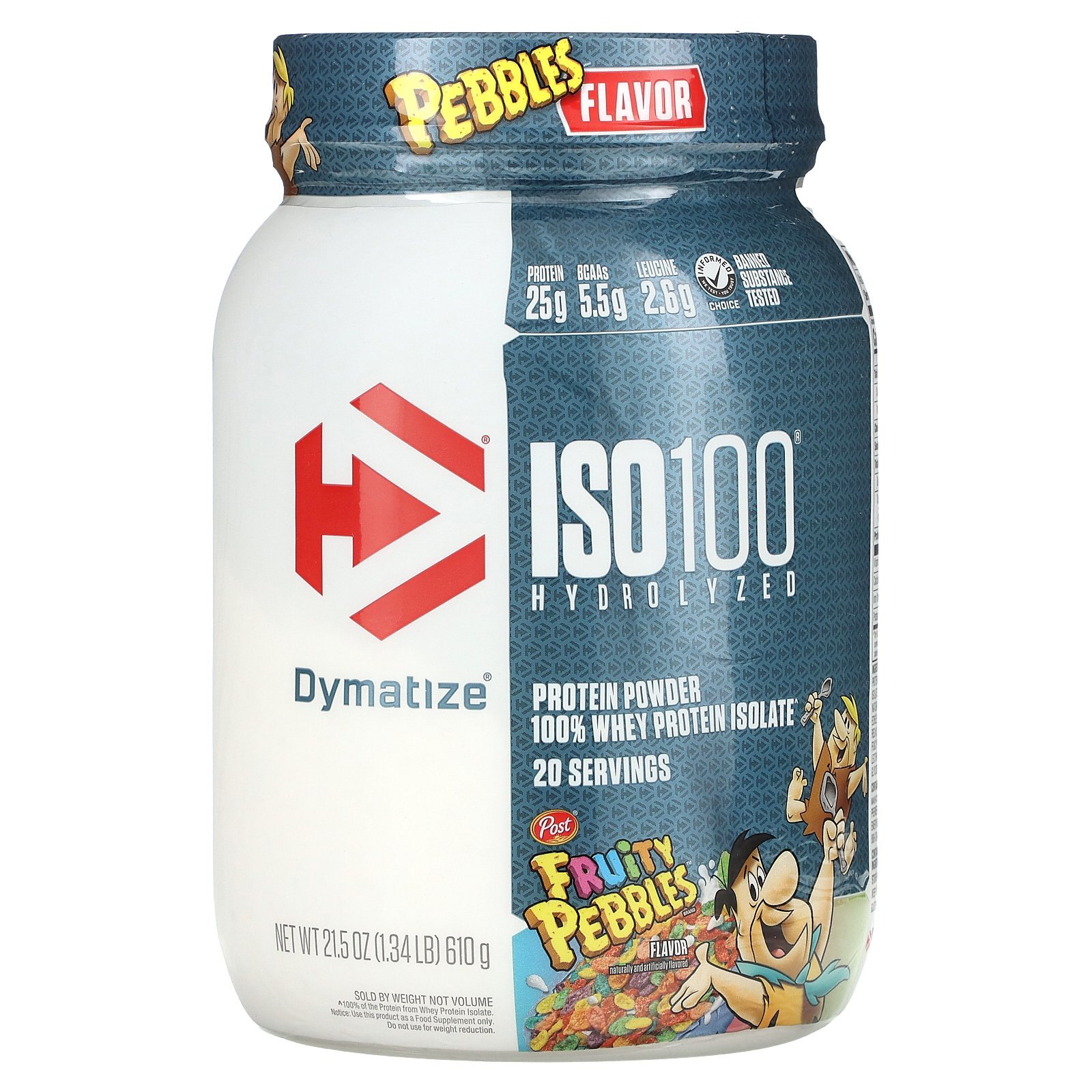 【SS限定20%OFFクーポン★6/4 20:00~6/11 01:59】Dymatize ISO 100 加水分解 100% ホエイプロテイン アイソレート 【 iHerb アイハーブ 公式 】 ダイマタイズ ホエイ プロテイン パウダー タンパク質 BCAA EAA アミノ酸 粉末 フルーティ ペブルズ 600g