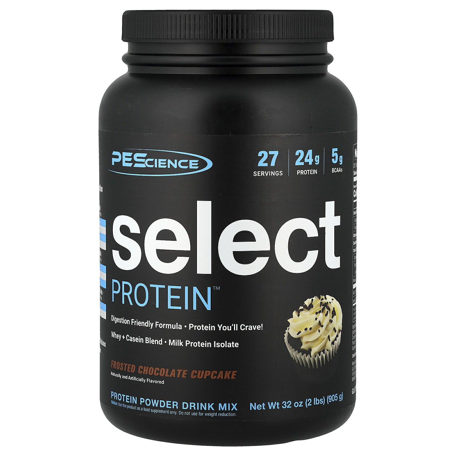 【SS限定20%OFFクーポン★6/4 20:00~6/11 01:59】PEScience セレクトプロテイン 【 iHerb アイハーブ 公式 】 PEサイエンス プロテイン タンパク質 ホエイ カゼイン ブレンド BCAA ロイシンペプチド パウダー 粉末 フロステッド チョコレートカップケーキ味 905g