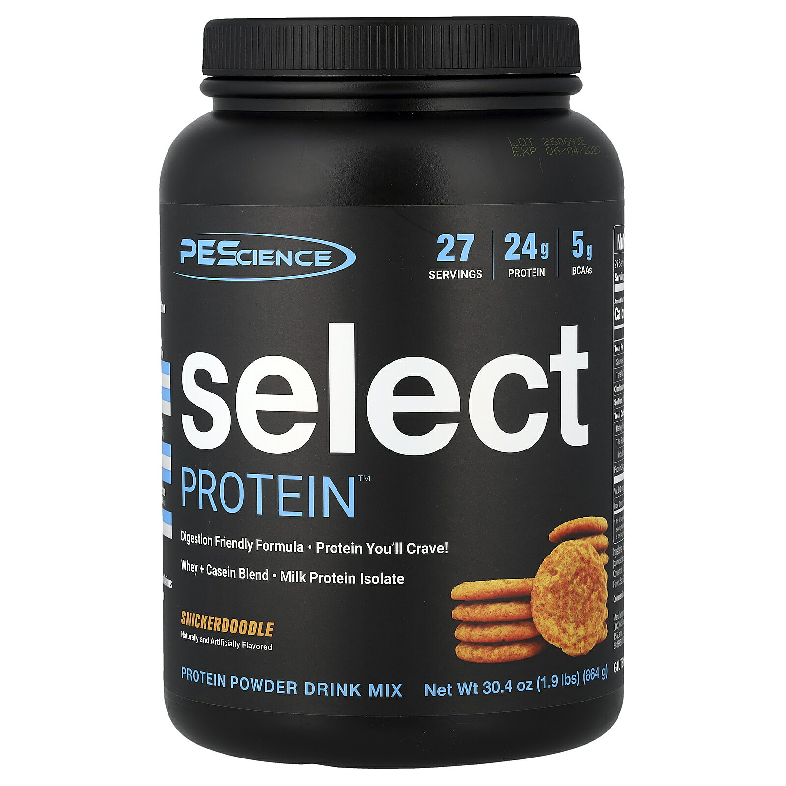 【15%OFFクーポン★6/20 20:00~6/26 01:59】PEScience セレクトプロテイン 【 iHerb アイハーブ 公式 】 PEサイエンス プロテイン タンパク質 ホエイ カゼイン ブレンド BCAA ロイシンペプチド パウダー 粉末 アメイジング スニッカードードル味 837g