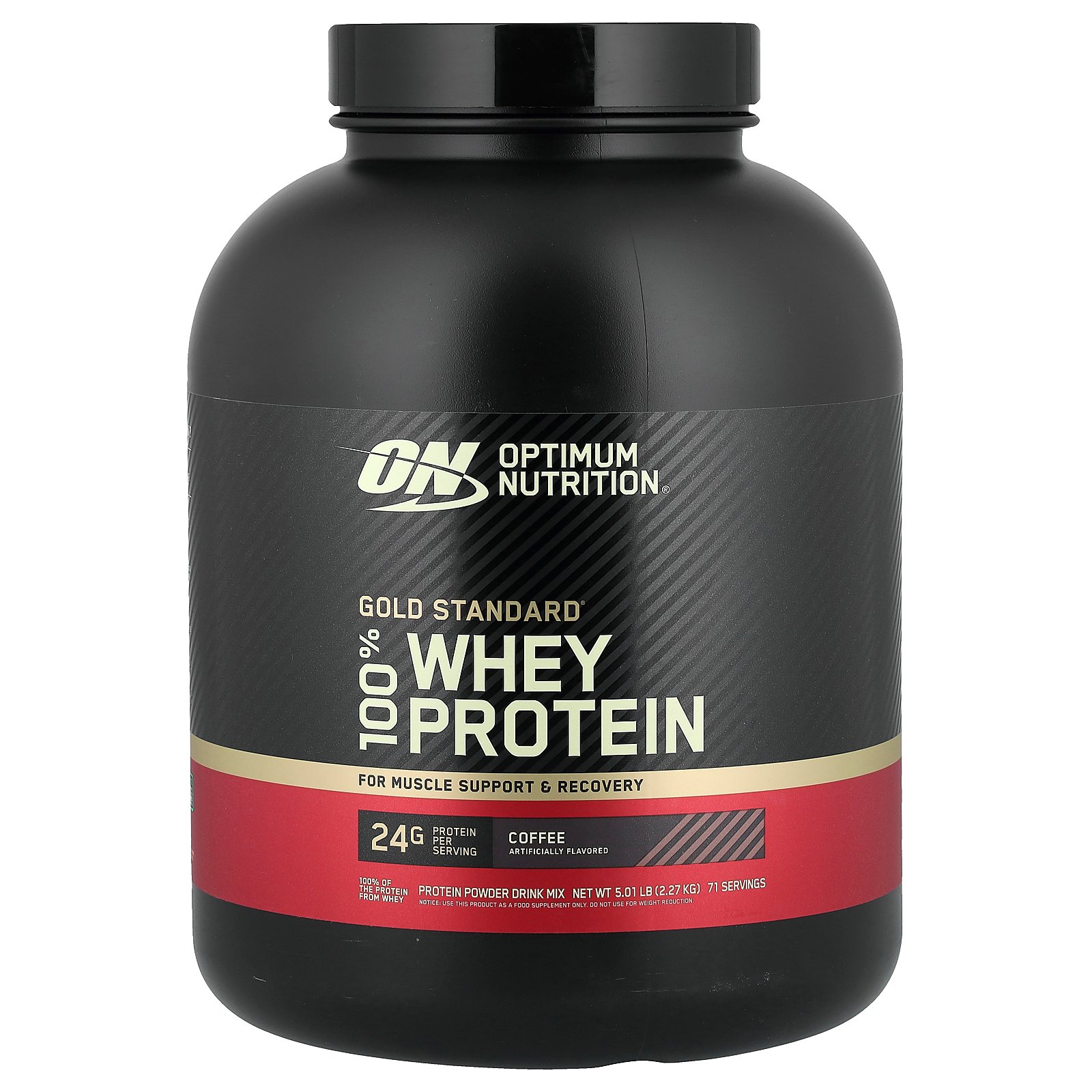 ゴールドスタンダード 100% ホエイ プロテイン 【 iHerb アイハーブ 公式 】 オプティマムニュートリション Optimum Nutrition Gold Standard ホエイプロテイン パウダー コーヒー 2.27kg
