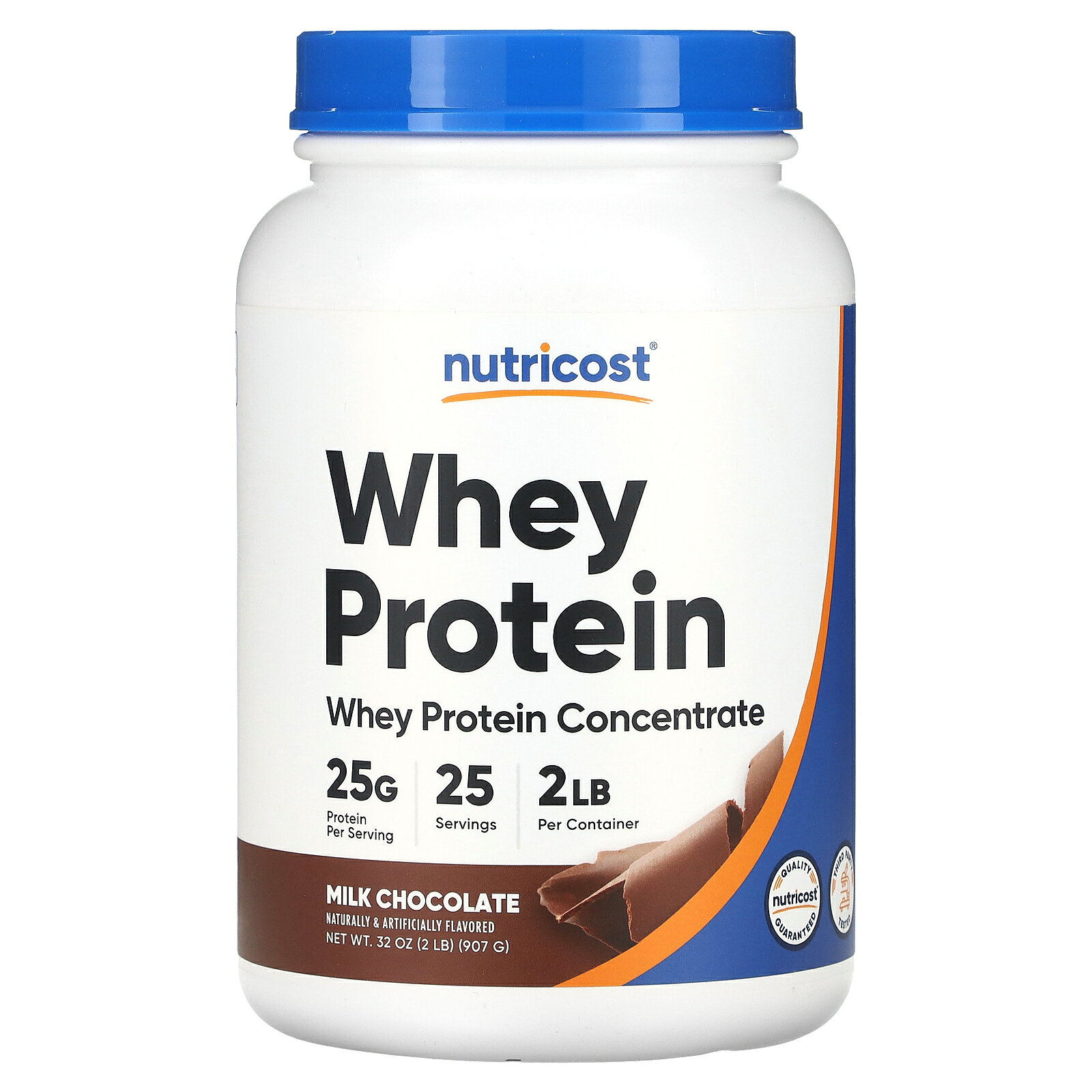 Nutricost ホエイプロテイン コンセントレート 【 iHerb アイハーブ 公式 】 ニュートリコスト ホエイ プロテイン タンパク質 たんぱく質 濃縮物 パウダー 粉末 ミルクチョコレート味 907g