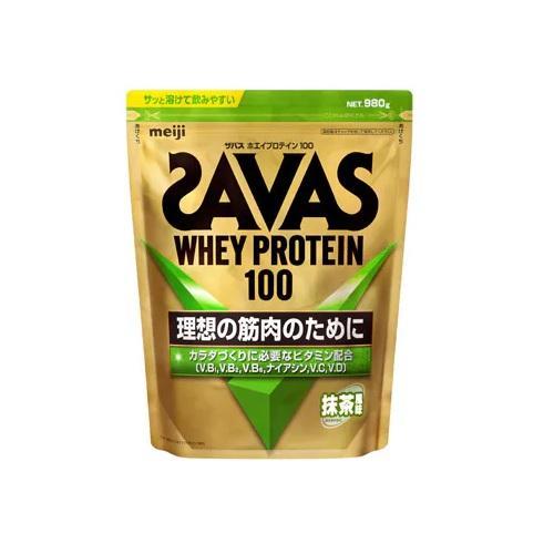 ザバス ホエイプロテイン100 抹茶風味 980g 明治 ザバスHP100マツチヤ980G