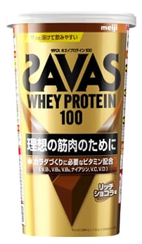 明治 ザバス ホエイプロテイン100 リッチショコラ味 (280g) プロテインパウダー SAVAS　※軽減税率対象商品