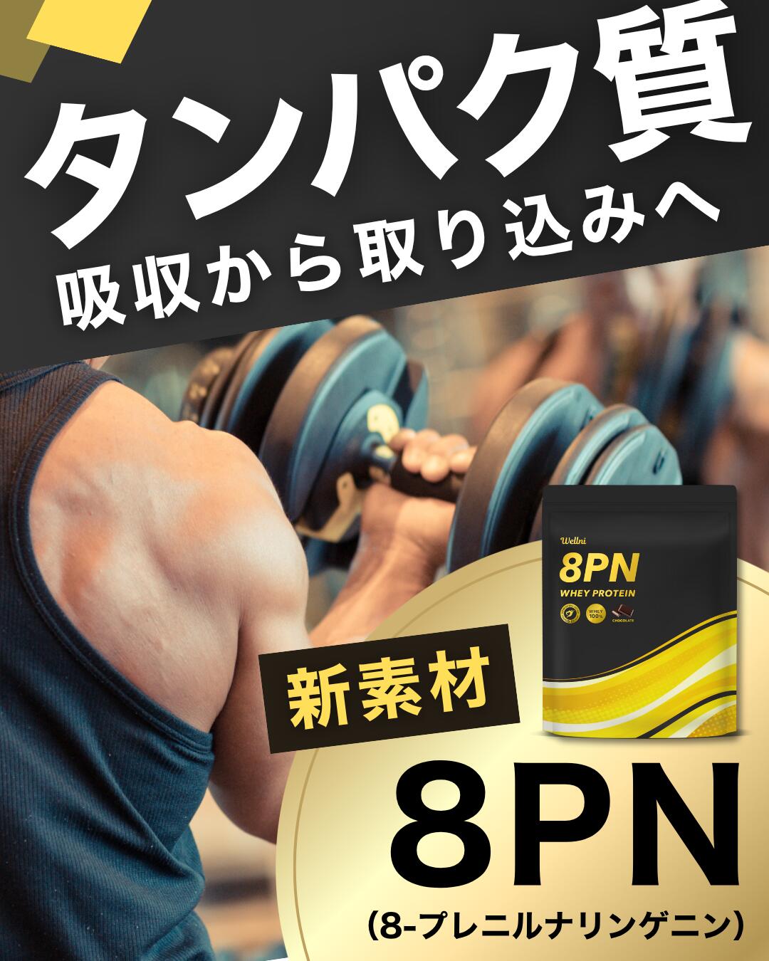 ウェル二 （Wellni）8PNプロテイン 1kg チョコ ビタミン11種 国内製造 管理栄養士監修 人工甘味料不使用