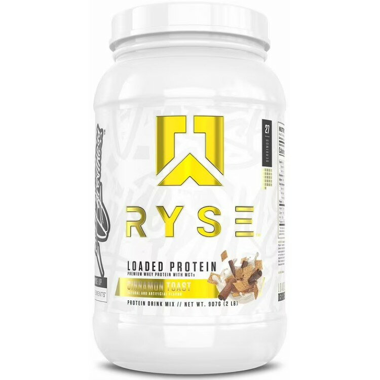ライズ ローデッド プロテインパウダー シナモントースト 20回分 RYSE Loaded Protein Powder - Cinnamon Toast - 20 Servings 【お取り寄せ商品】