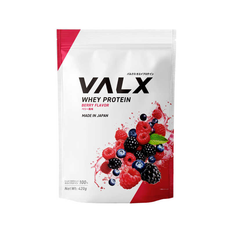 VALX　ホエイプロテイン (420g) ベリー風味