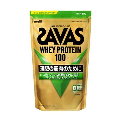 【ポイント最大10倍★要エントリー★SS限定】 ザバス (SAVAS) ザバス ホエイプロテイン100 抹茶風味 450g サプリメント プロテイン 「.」 「.」 2632992
