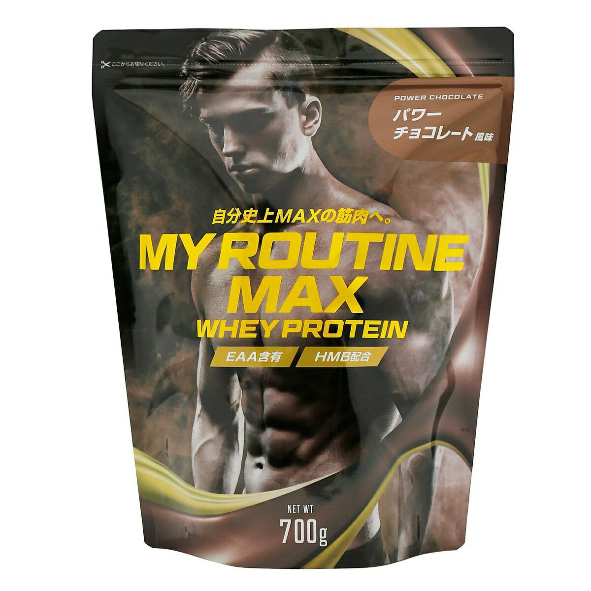 マイルーティーン (MY ROUTINE) マイルーティーンMAX　パワーチョコレート風味　700G サプリメント プロテイン 3859