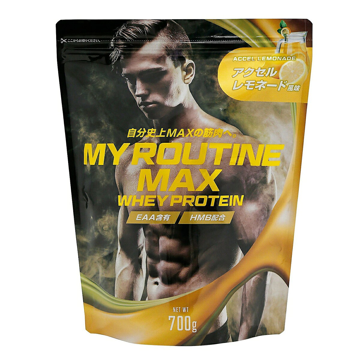 マイルーティーン (MY ROUTINE) マイルーティーンMAX　アクセルレモネード風味　700G サプリメント プロテイン 3866
