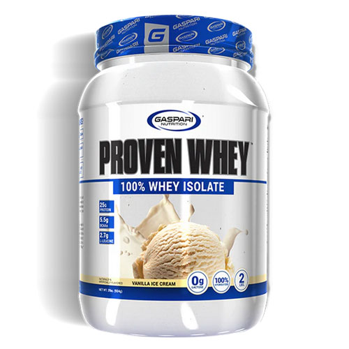 プルーブン ホエイ（ホエイアイソレート）プロテイン ※バニラアイスクリーム　924g[Proven Whey Whey-Isolate Protein 筋トレ ダイエット GaspariNutrition ガスパリ ギャスパリ タンパク質 サプマート SupmartUSA 232-26612]