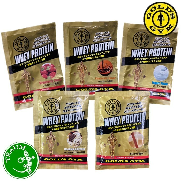 プロテイン ホエイプロテイン ゴールドジム 20g 5種類セット 【 GOLD’s GYM 】【 全国一律 送料無料 】 チョコレート ストロベリー カフェオレ ヨーグルト クッキー&クリーム wpi bca