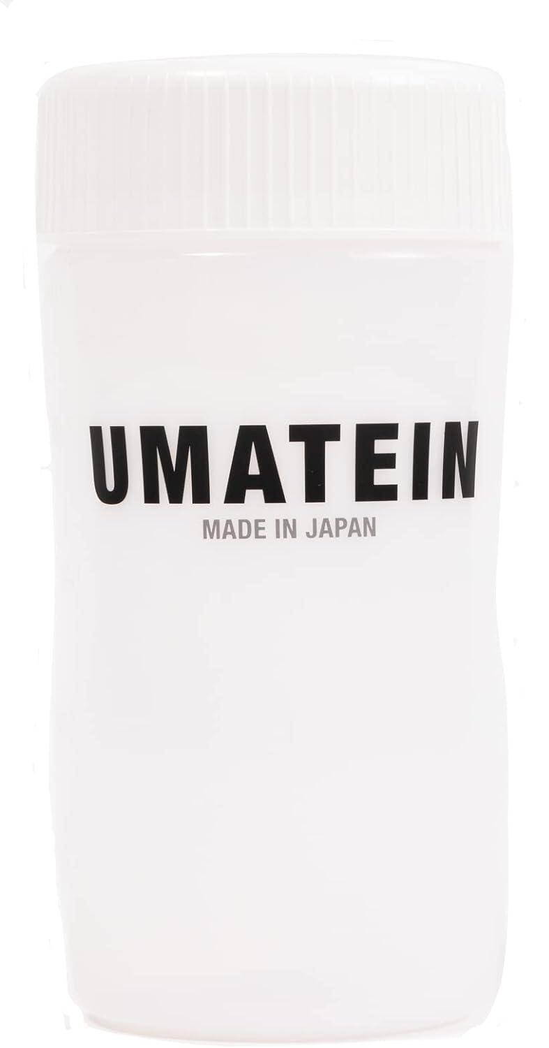 【ウマい プロテイン】 ウマテイン プロテインシェーカー 500ml 白 メモリ付