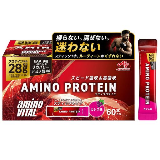 アミノバイタル 味の素 アミノプロテイン カシス味 60本入箱